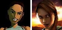 L'évolution de Lara Croft entre 1996 et 2006