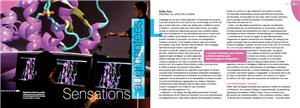 La double page de l'article dans le livre Futur 2.0