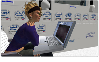 Evénement promotionnel sur Second Life pour Intel