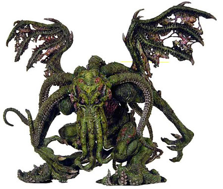 Une figurine de jeu représentant Cthulhu