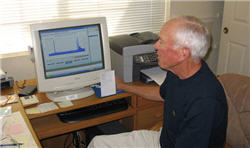 Un utilisateur regarde sa consommation sur la plateforme web, photo Pacific Northwest Gridwise