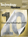 La couverture du numéro de mars de la Technology Review