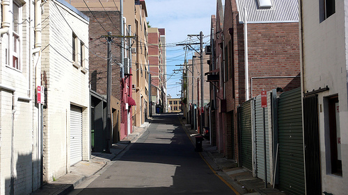 La rue comme plateforme, une photo de Dan Hill