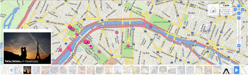 Paris vue via les utilisateurs de FlickR