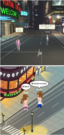 2 avatars se rencontrent simultanément l