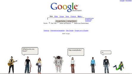 Les avatars de Weblin se retrouvent sur Google