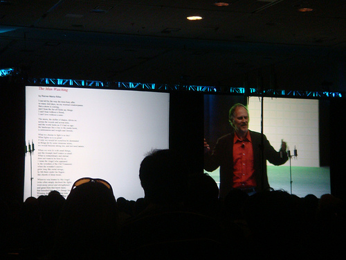 Tim O'Reilly à la web 2.0 expo de San Francisco en avril 2008, photo Codeir Ketaro Tim O'Reilly à la web 2.0 expo de San Francisco en avril 2008, photo Codeir Ketaro