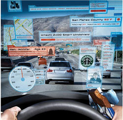 La voiture intelligente imaginée par Chris Baker pour Wired