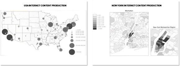 La production de contenu sur internet aux Etats-Unis et à New York La production de contenu sur internet aux Etats-Unis et à New York