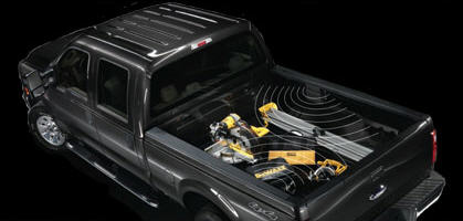 Le Truck de Ford, son capteur RFID et les outils de DeWalt Le Truck de Ford, son capteur RFID et les outils de DeWalt
