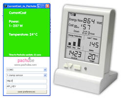 Un appareil de surveillance de votre consommation électrique et son application Pachube en ligne Un appareil de surveillance de votre consommation électrique et son application Pachube en ligne