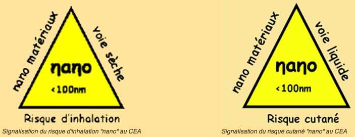 Nanotechnologies : la signalétique du CEA