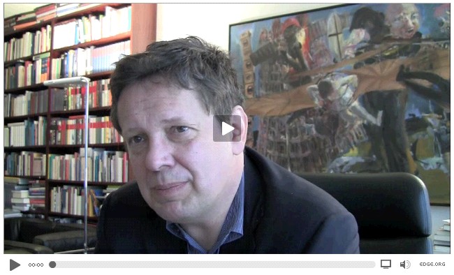 Image de l'interview vidéo de Frank Schirrmacher par The Edge