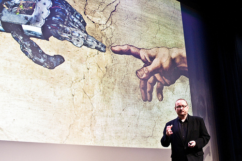 Jamais Cascio sur la scène de Lift Jamais Cascio sur la scène de Lift