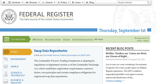 Federal Register Federal Register