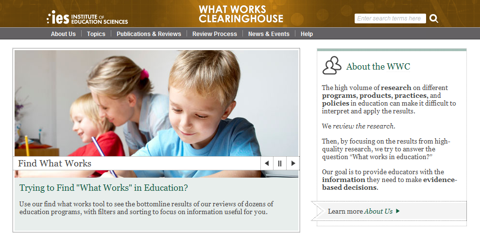 What Works Clearinghouse What Works Clearinghouse