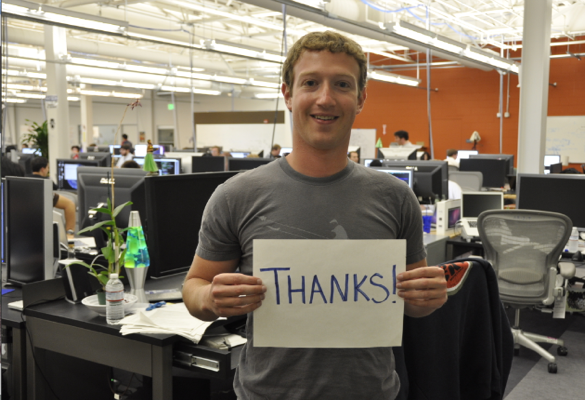 Zuckerbergthanks Zuckerbergthanks