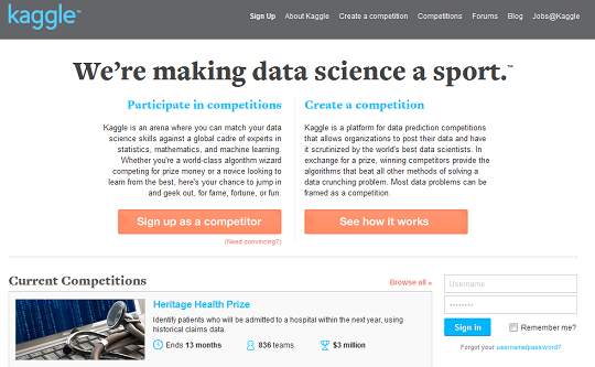 kagglehomepage kagglehomepage