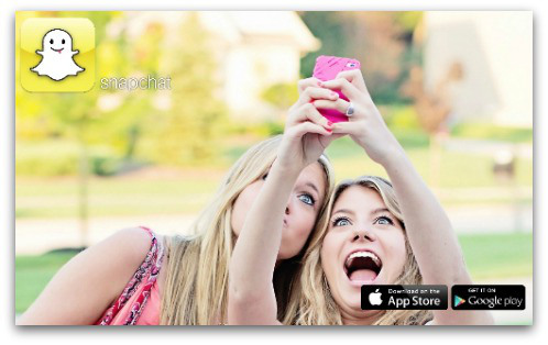 SnapChat home page SnapChat home page