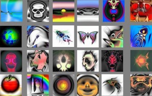 Images générées par picbreeder