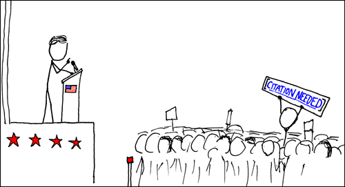 Le wikipedian protester selon xkcd