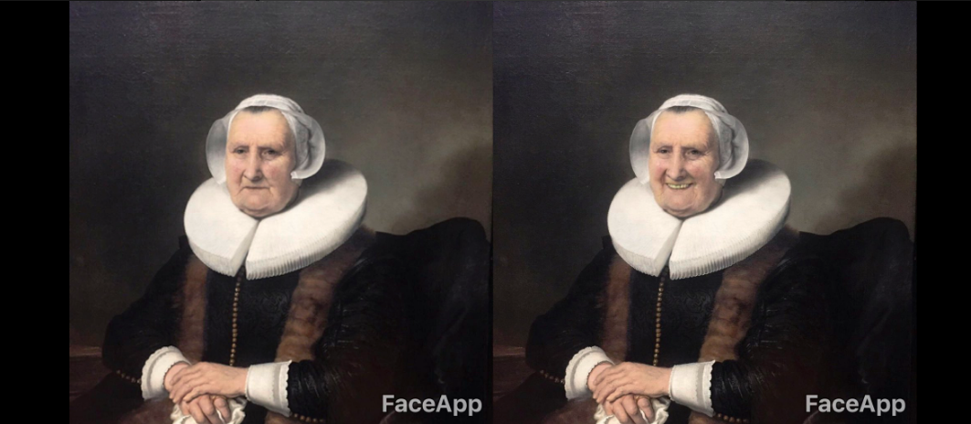 Elisabeth Bas par FaceApp