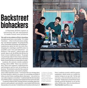 L'article de Wired UK de 2014 sur les fondateurs de La Paillasse L'article de Wired UK de 2014 sur les fondateurs de La Paillasse
