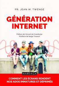 Couverture de la traduction française du livre de Jean Twenge, Génération internet Couverture de la traduction française du livre de Jean Twenge, Génération internet