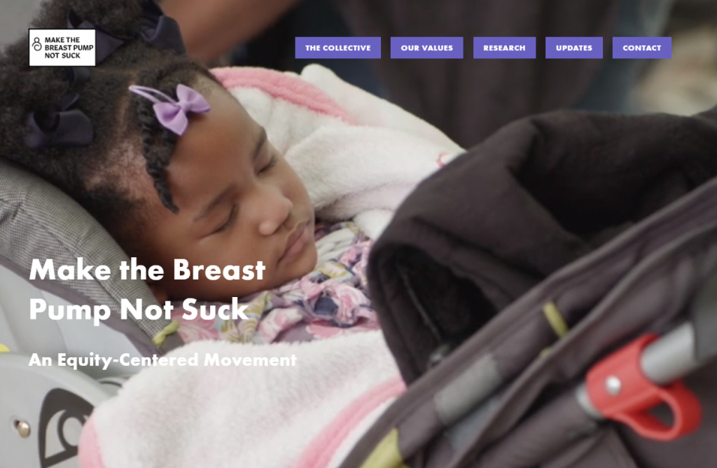 Page d'accueil du site Make the Breast Pump Not Suck Page d'accueil du site Make the Breast Pump Not Suck