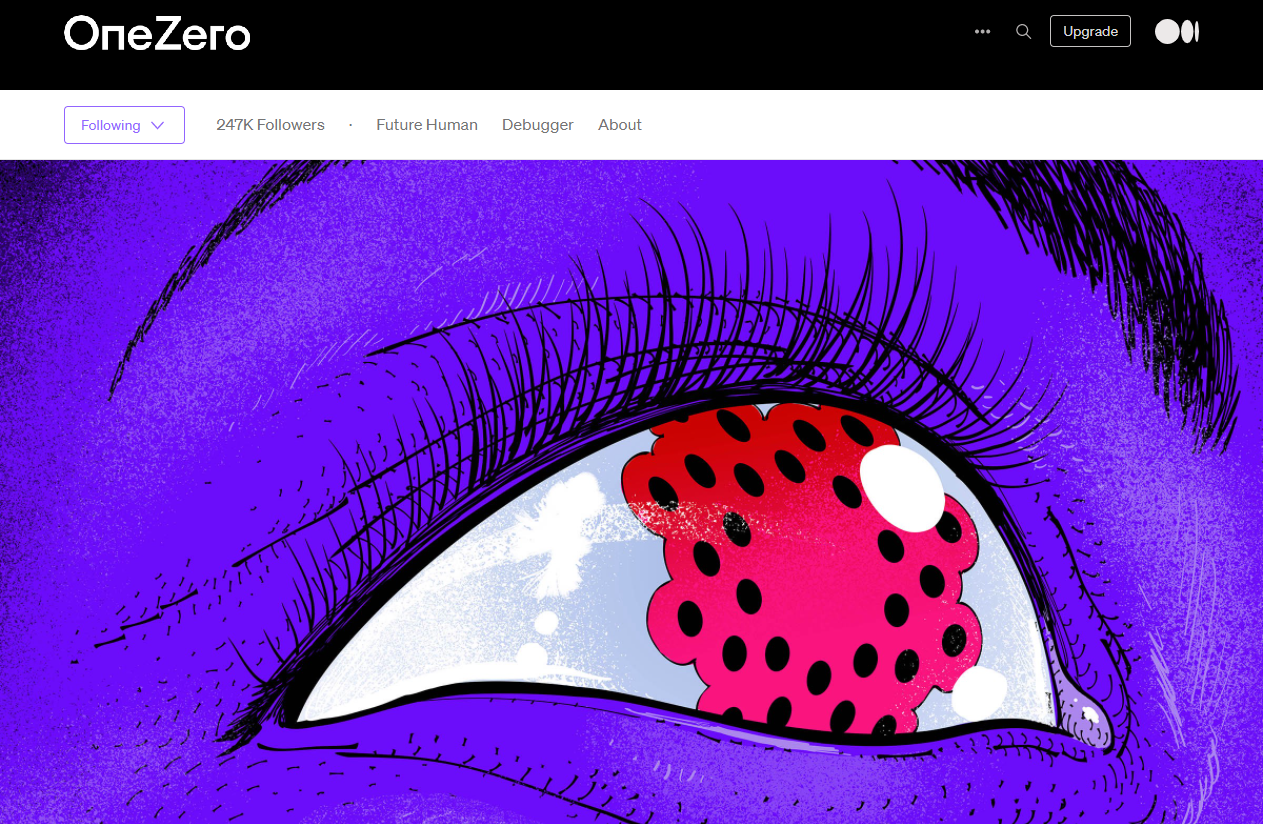 Clear décortiqué par Dave Gershgorn pour OneZero Clear décortiqué par Dave Gershgorn pour OneZero