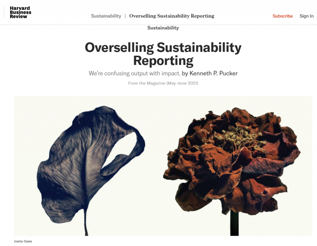 L'article de la Harvard Business Review L'article de la Harvard Business Review