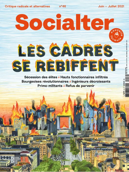 Couverture du dernier numéro et de la nouvelle formule de Socialter consacrée à la rebelion des cadres Couverture du dernier numéro et de la nouvelle formule de Socialter consacrée à la rebelion des cadres
